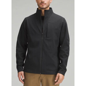 Lululemon Sojourn Jacket Men's Size Medium Black Full Zip Athleisure Pockets